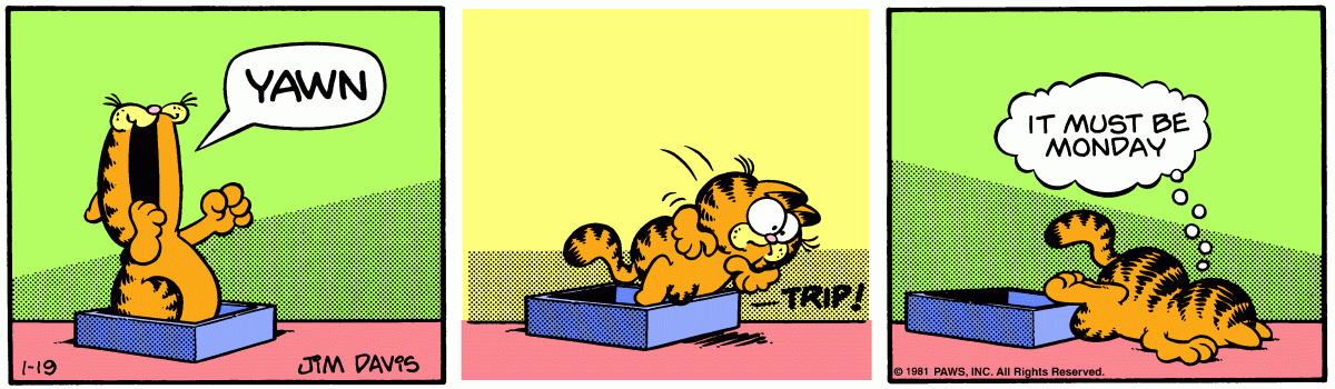 Garfield, January 19, 1981