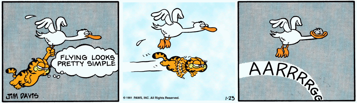 Garfield, January 23, 1981