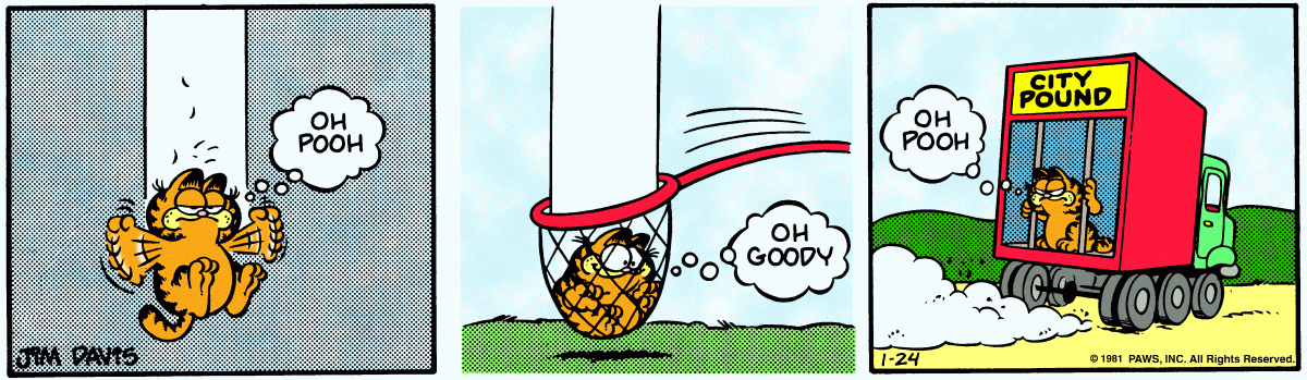 Garfield, January 24, 1981