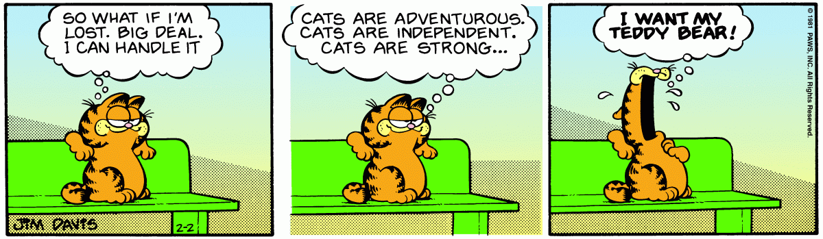 Garfield, February 2, 1981