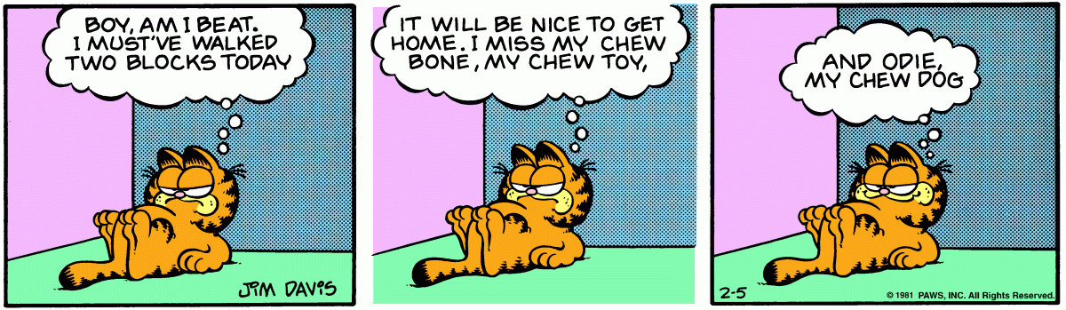 Garfield, February 5, 1981