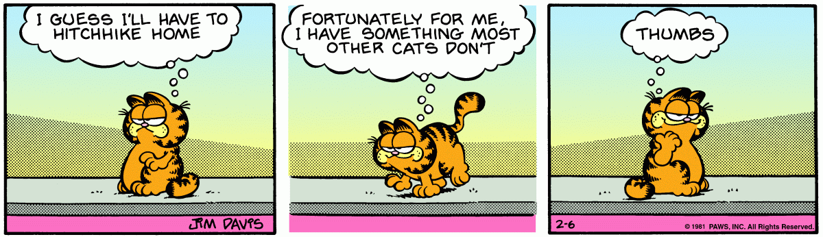 Garfield, February 6, 1981