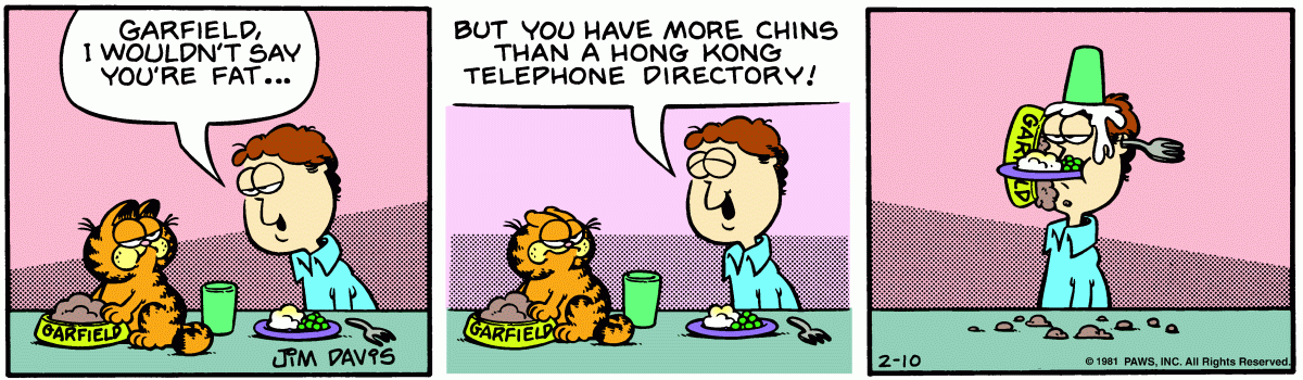 Garfield, February 10, 1981