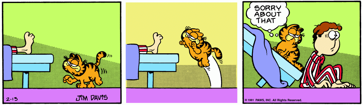 Garfield, February 13, 1981