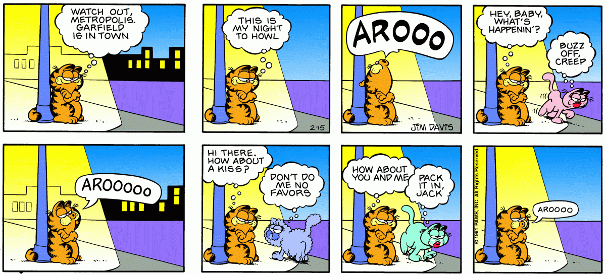 Garfield, February 15, 1981