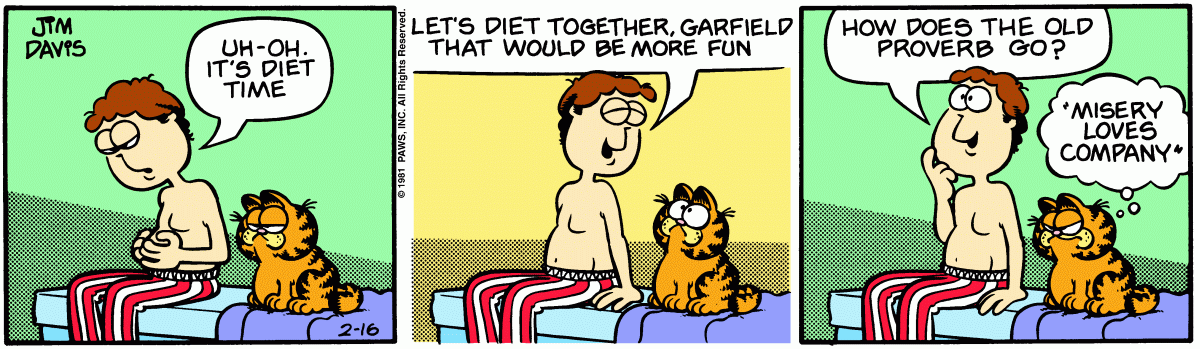 Garfield, February 16, 1981