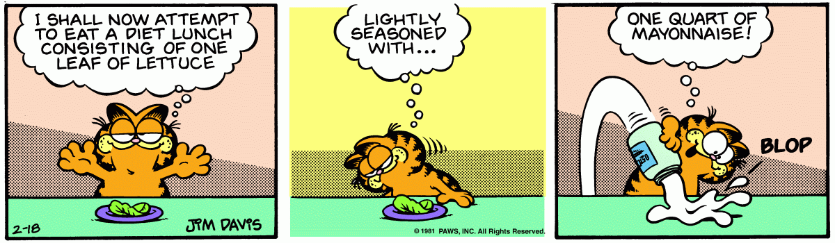 Garfield, February 18, 1981