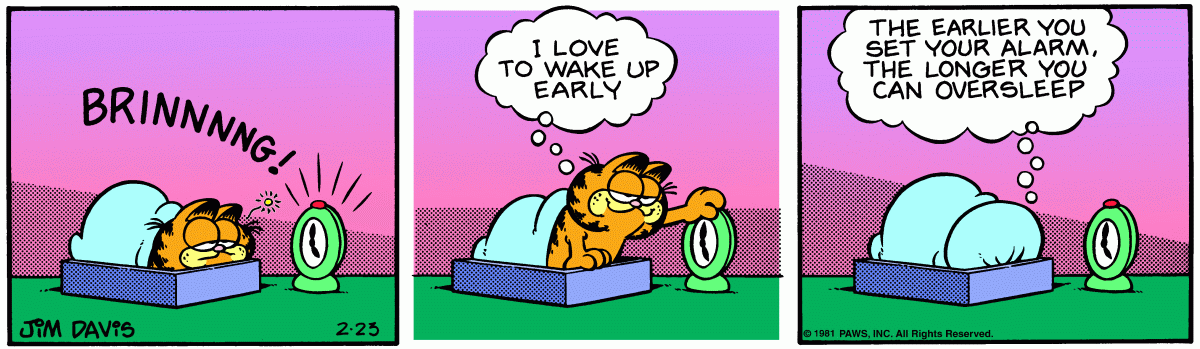 Garfield, February 23, 1981