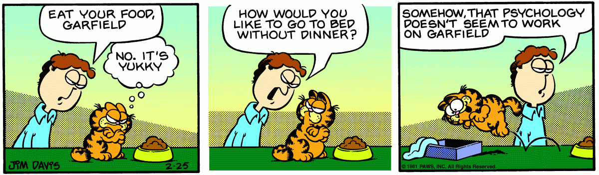 Garfield, February 25, 1981