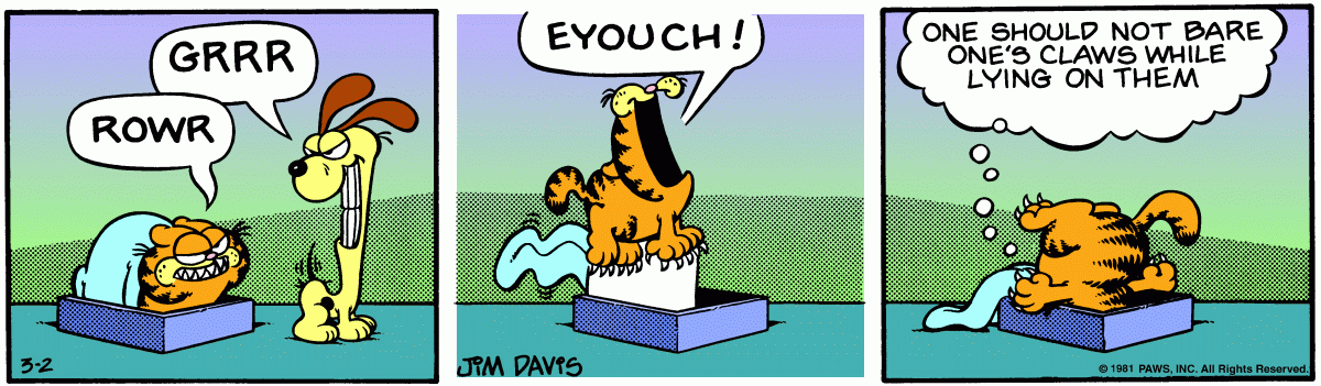 Garfield, March 2, 1981