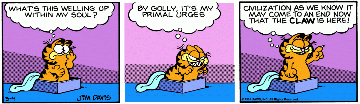 Garfield, March 4, 1981