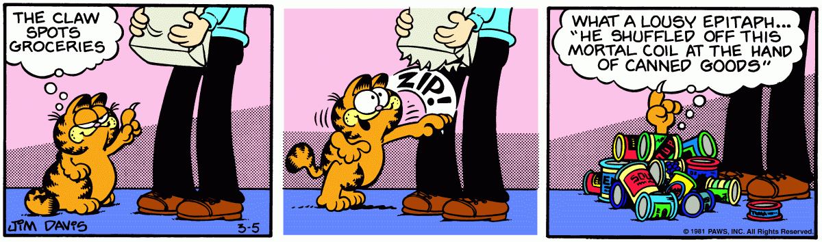 Garfield, March 5, 1981