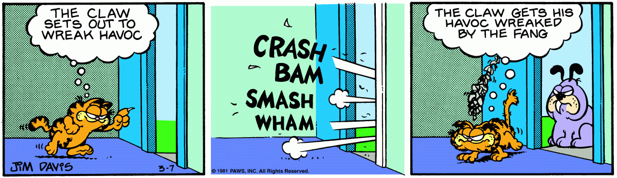 Garfield, March 7, 1981
