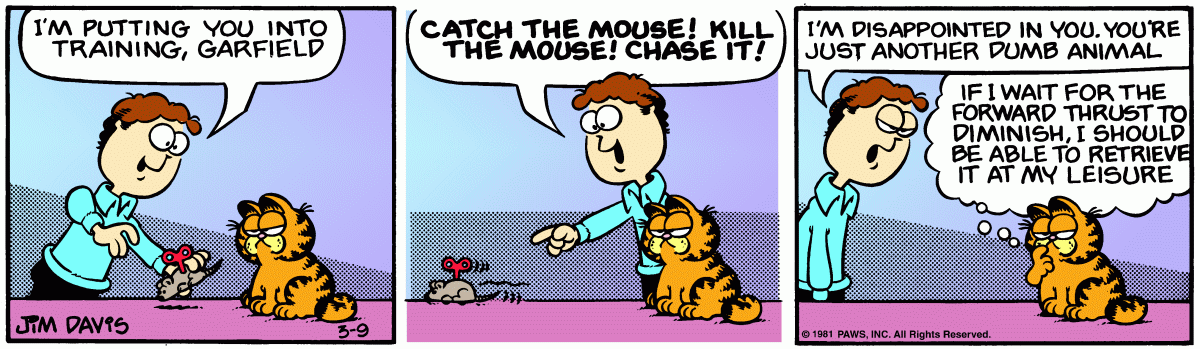 Garfield, March 9, 1981