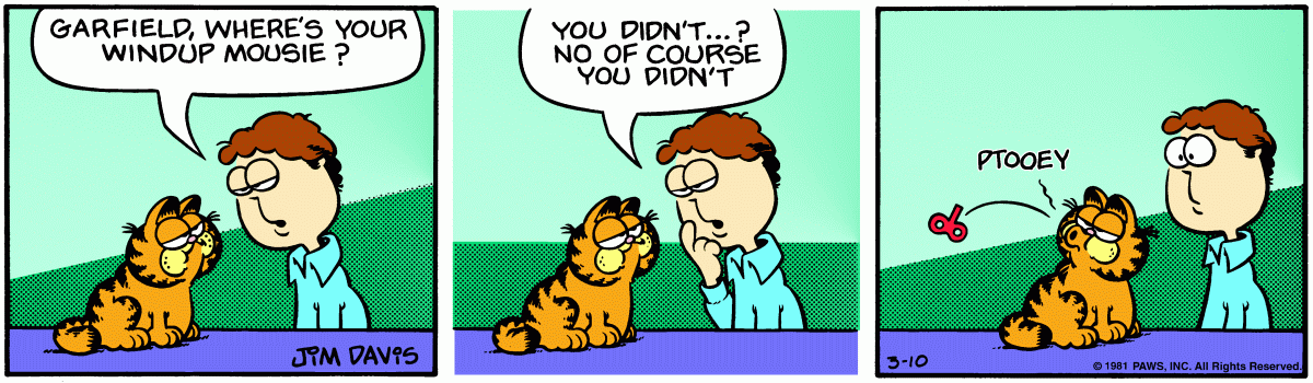 Garfield, March 10, 1981