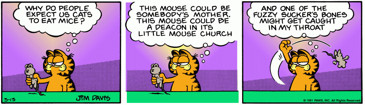 Garfield, March 13, 1981