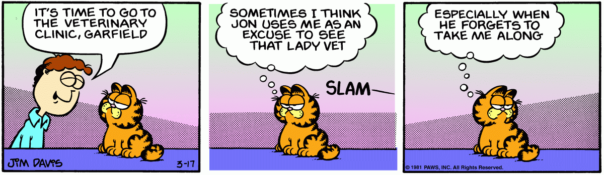 Garfield, March 17, 1981