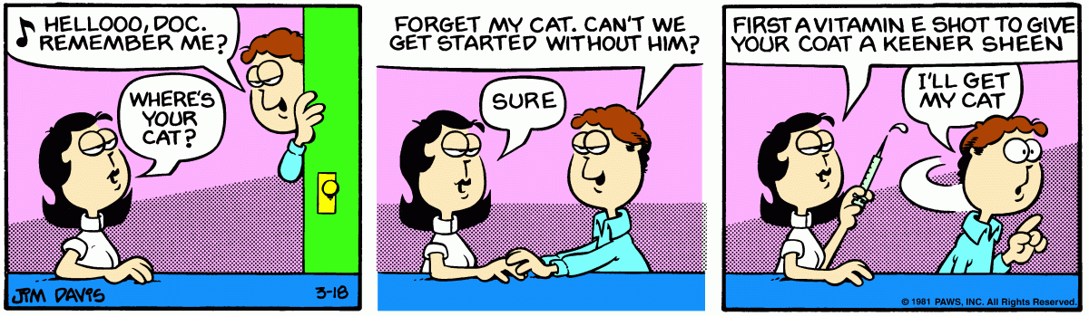 Garfield, March 18, 1981