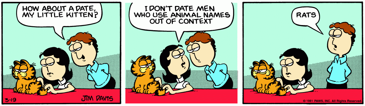 Garfield, March 19, 1981