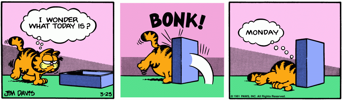 Garfield, March 23, 1981