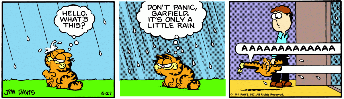 Garfield, March 27, 1981