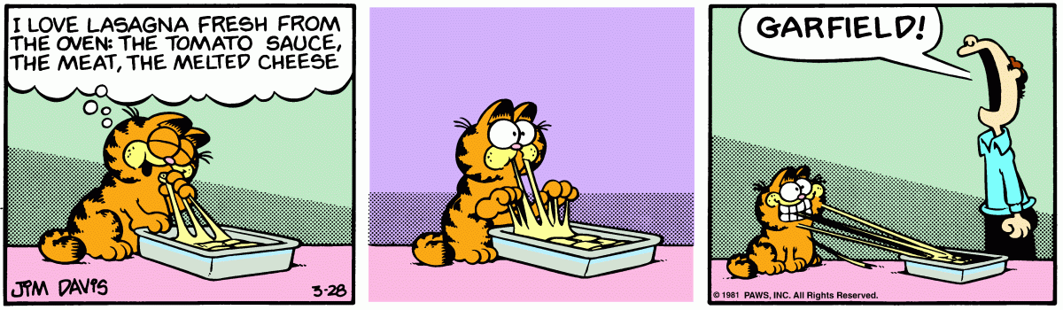 Garfield, March 28, 1981