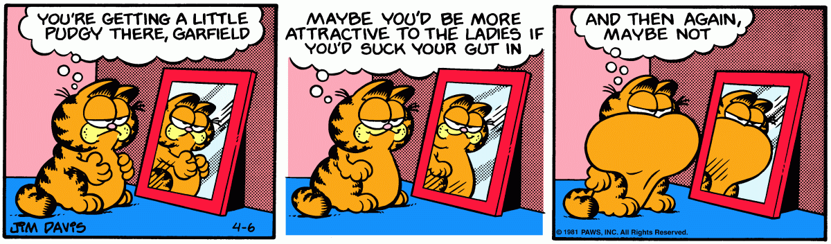 Garfield, April 6, 1981