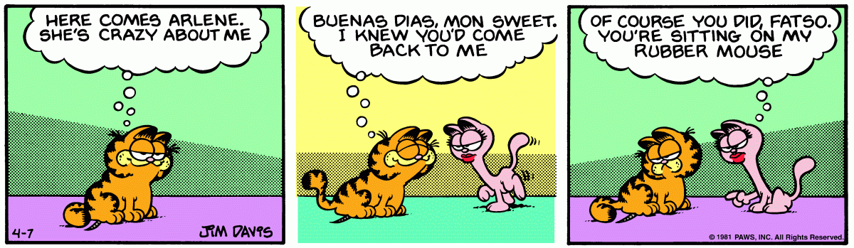 Garfield, April 7, 1981