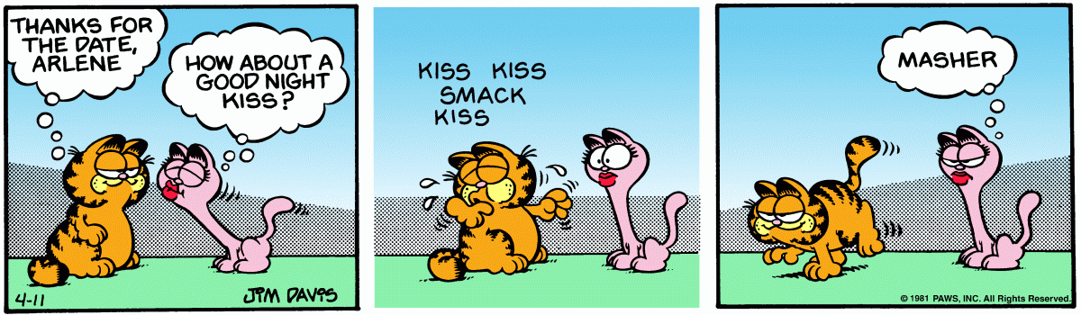 Garfield, April 11, 1981