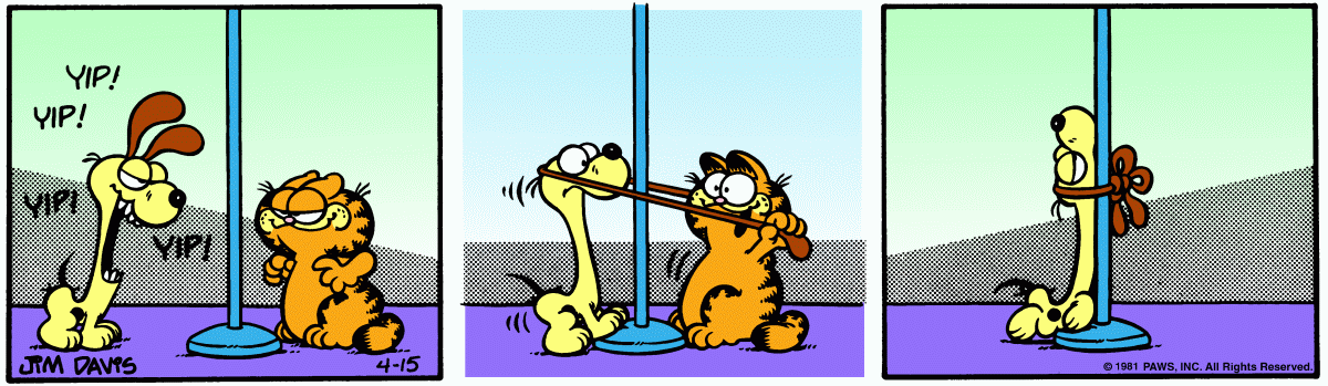 Garfield, April 15, 1981