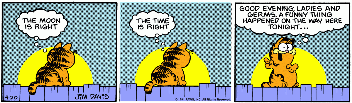 Garfield, April 20, 1981