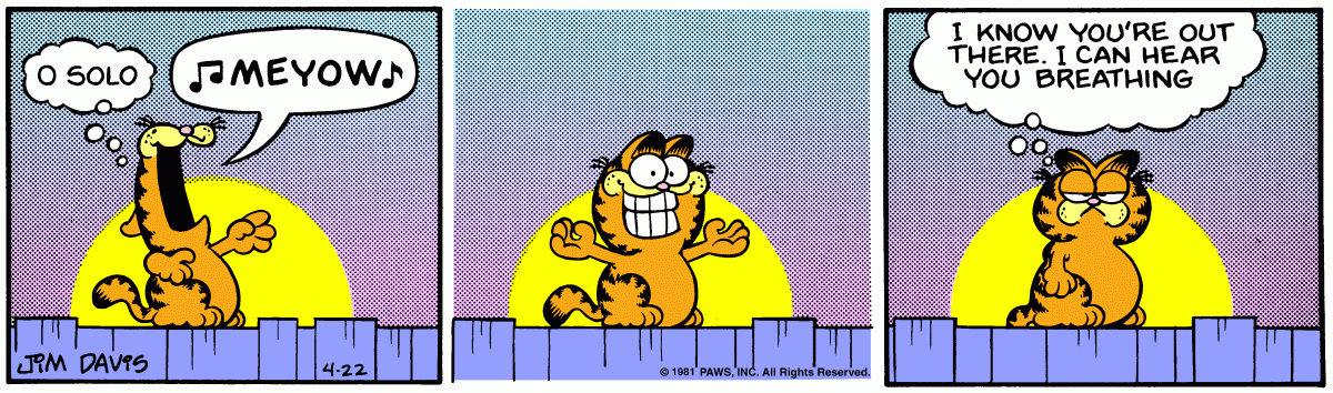 Garfield, April 22, 1981