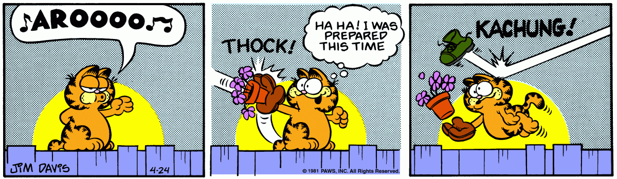 Garfield, April 24, 1981
