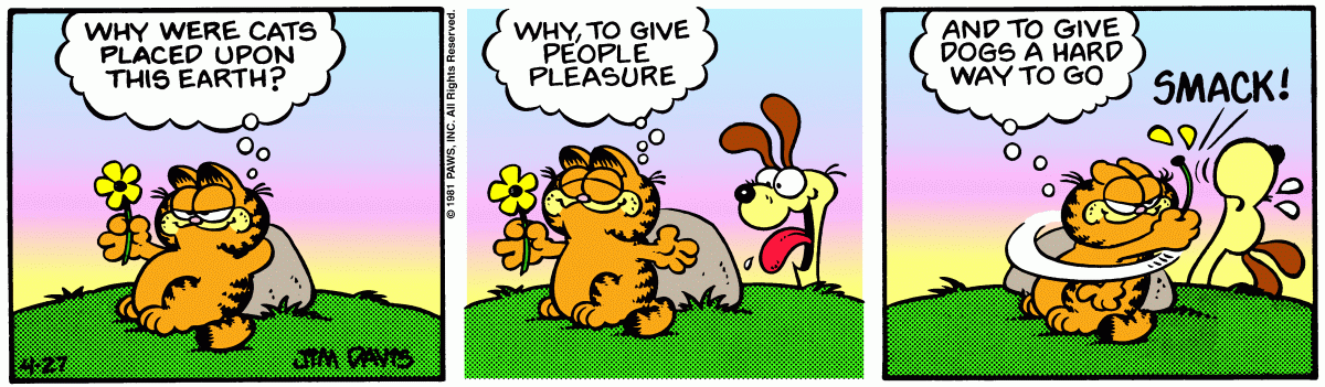 Garfield, April 27, 1981