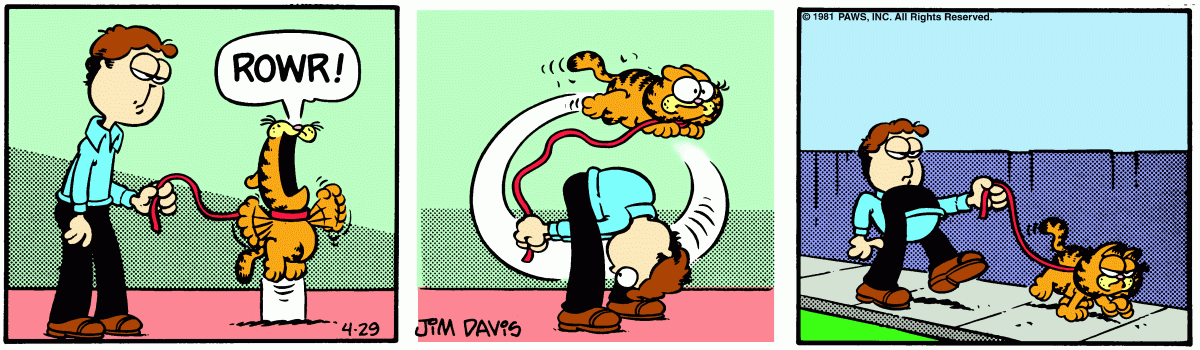 Garfield, April 29, 1981
