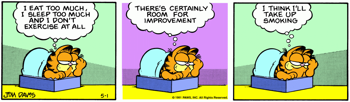 Garfield, May 1, 1981