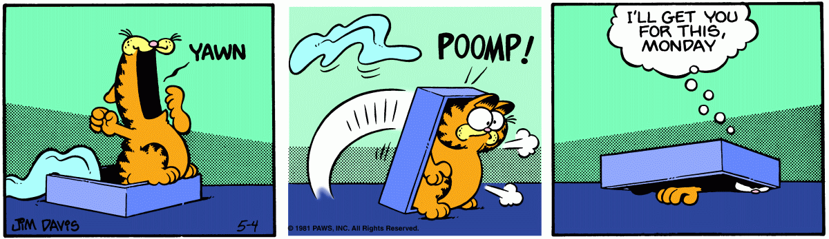 Garfield, May 4, 1981