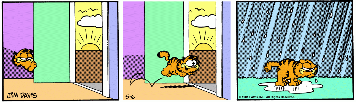 Garfield, May 6, 1981