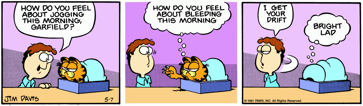 Garfield, May 7, 1981