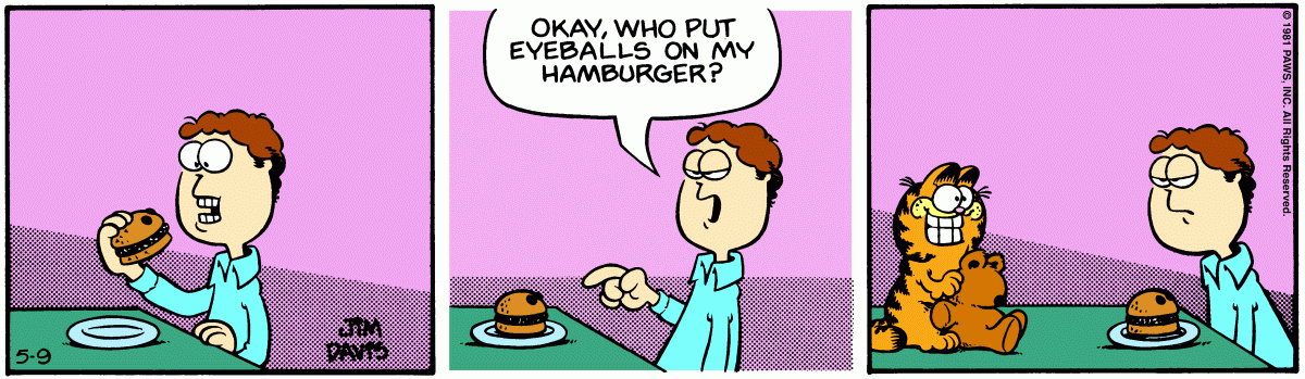 Garfield, May 9, 1981