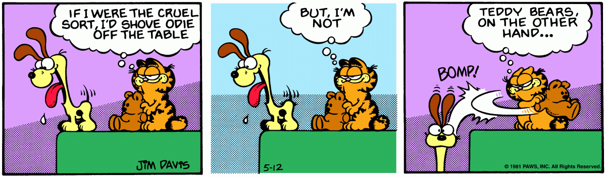 Garfield, May 12, 1981