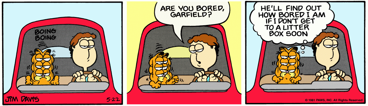 Garfield, May 22, 1981
