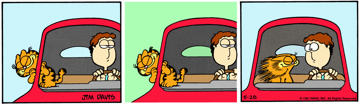 Garfield, May 28, 1981