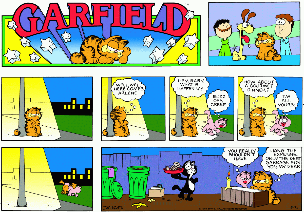 Garfield, May 31, 1981