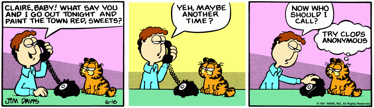 Garfield, June 16, 1981