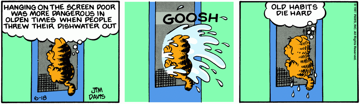 Garfield, June 18, 1981
