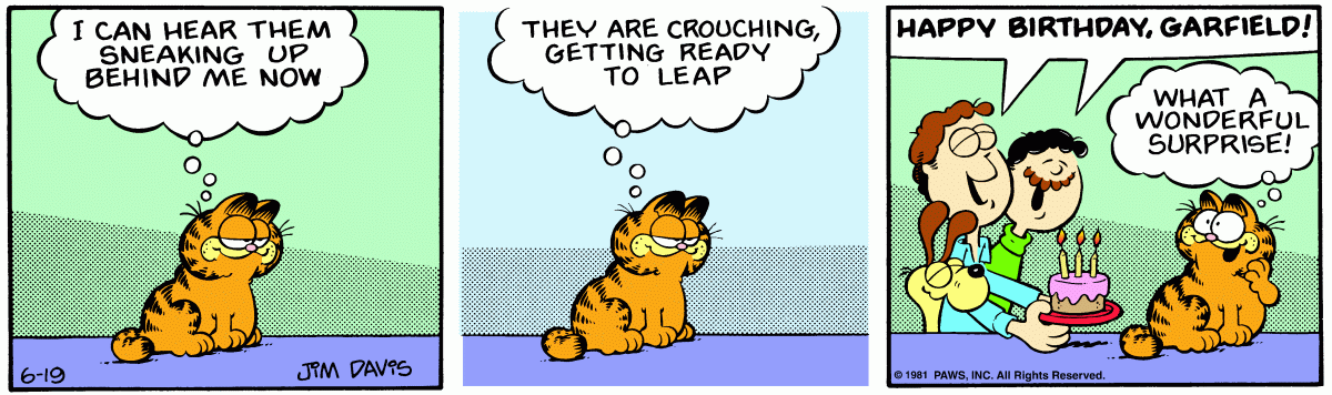 Garfield, June 19, 1981