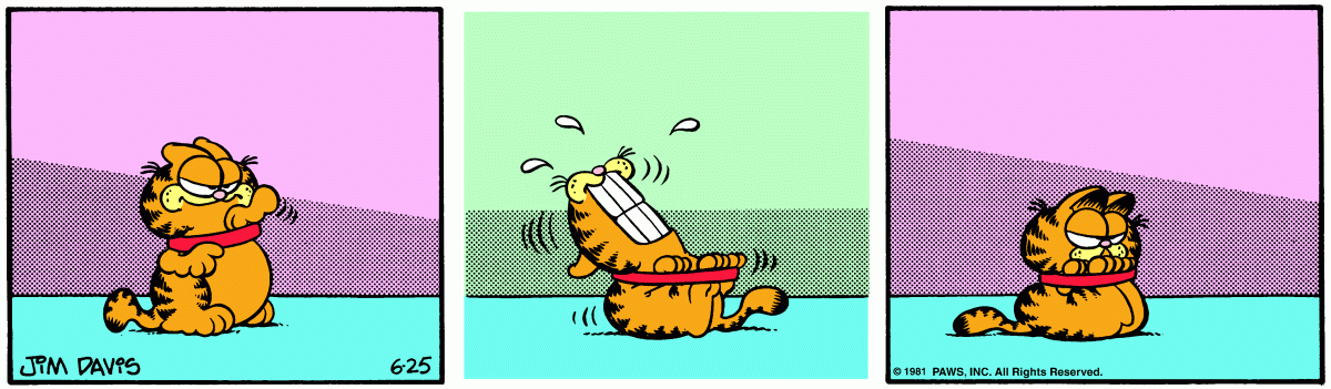 Garfield, June 25, 1981