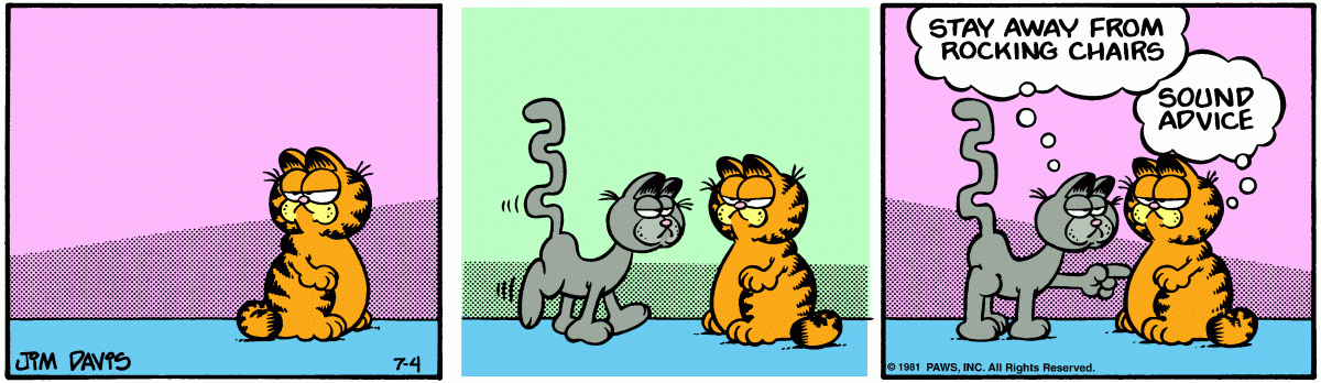 Garfield, July 4, 1981