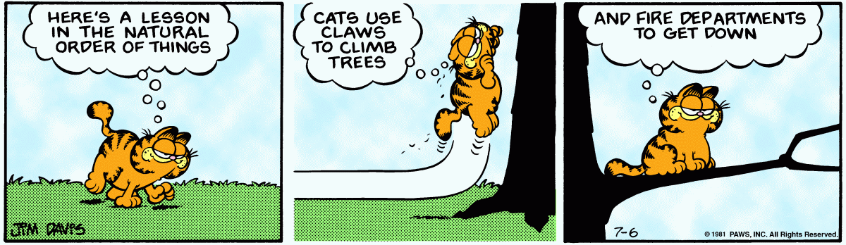 Garfield, July 6, 1981